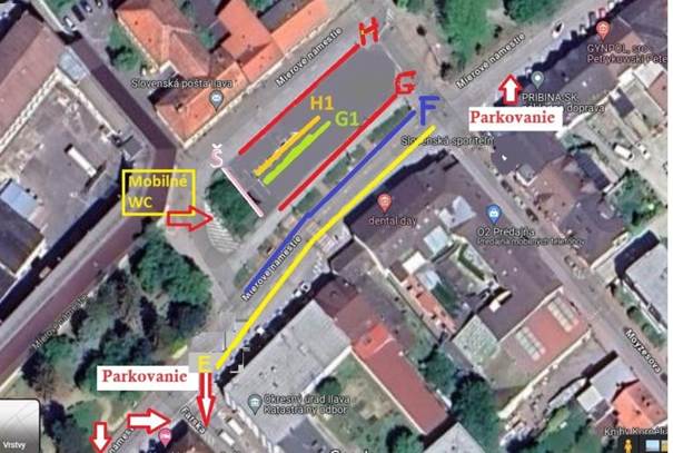 MAPA SEKCIÍ