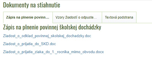 Zápis do školy