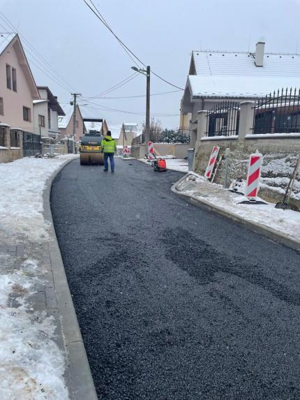 Záhumenská ulica - asfaltovanie