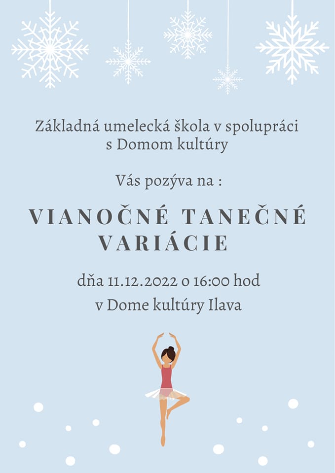 VIANOČNÉ TANEČNÉ VARIÁCIE