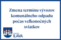 Zmena termínov vývozu komunálneho odpadu počas veľkonočných sviatkov