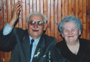 Jozef Majerech Mrzúch s manželkou Alžbetou