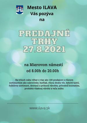 PREDAJNÉ TRHY na Mierovom námestí a SPRIEVODNÝ PROGRAM v parku pri kostole 1