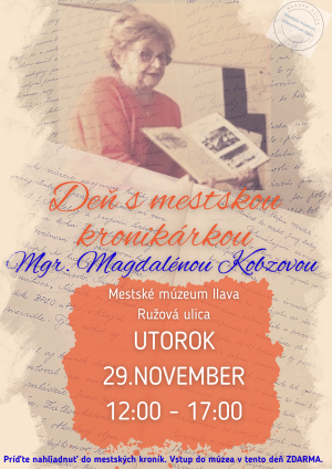 Deň s mestskou kronikárkou 