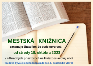 Knižnica _oznam