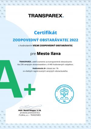 certifikát